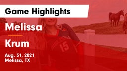 Melissa  vs Krum  Game Highlights - Aug. 31, 2021
