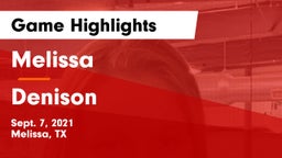 Melissa  vs Denison  Game Highlights - Sept. 7, 2021