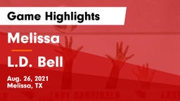 Melissa  vs L.D. Bell Game Highlights - Aug. 26, 2021