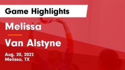 Melissa  vs Van Alstyne  Game Highlights - Aug. 20, 2022