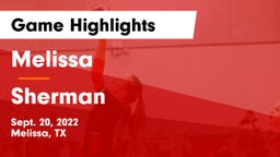 Melissa  vs Sherman  Game Highlights - Sept. 20, 2022