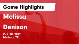 Melissa  vs Denison  Game Highlights - Oct. 18, 2022