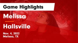 Melissa  vs Hallsville  Game Highlights - Nov. 4, 2022