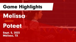 Melissa  vs Poteet  Game Highlights - Sept. 5, 2023