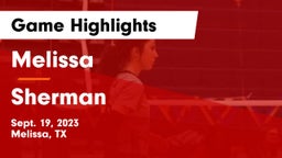 Melissa  vs Sherman  Game Highlights - Sept. 19, 2023