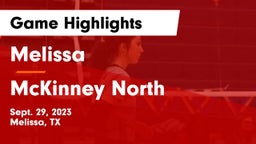 Melissa  vs McKinney North  Game Highlights - Sept. 29, 2023