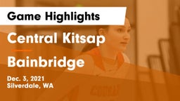 Central Kitsap  vs Bainbridge  Game Highlights - Dec. 3, 2021