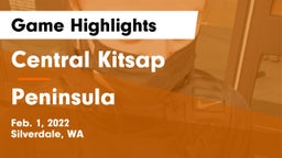 Central Kitsap  vs Peninsula  Game Highlights - Feb. 1, 2022