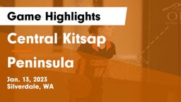 Central Kitsap  vs Peninsula  Game Highlights - Jan. 13, 2023