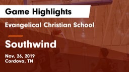 Evangelical Christian School vs Southwind  Game Highlights - Nov. 26, 2019