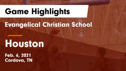 Evangelical Christian School vs Houston  Game Highlights - Feb. 6, 2021