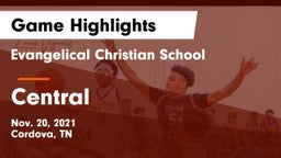 Evangelical Christian School vs Central Game Highlights - Nov. 20, 2021