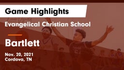 Evangelical Christian School vs Bartlett  Game Highlights - Nov. 20, 2021