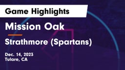 Mission Oak  vs Strathmore (Spartans) Game Highlights - Dec. 14, 2023