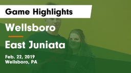 Wellsboro  vs East Juniata  Game Highlights - Feb. 22, 2019