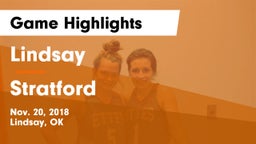 Lindsay  vs Stratford  Game Highlights - Nov. 20, 2018