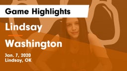 Lindsay  vs Washington  Game Highlights - Jan. 7, 2020