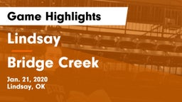 Lindsay  vs Bridge Creek  Game Highlights - Jan. 21, 2020