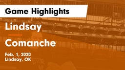 Lindsay  vs Comanche  Game Highlights - Feb. 1, 2020