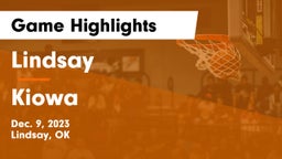 Lindsay  vs Kiowa  Game Highlights - Dec. 9, 2023
