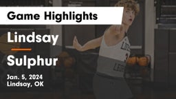 Lindsay  vs Sulphur  Game Highlights - Jan. 5, 2024