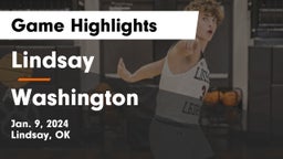 Lindsay  vs Washington  Game Highlights - Jan. 9, 2024