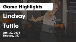 Lindsay  vs Tuttle Game Highlights - Jan. 20, 2024
