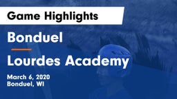 Bonduel  vs Lourdes Academy Game Highlights - March 6, 2020
