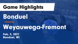 Bonduel  vs Weyauwega-Fremont  Game Highlights - Feb. 5, 2021