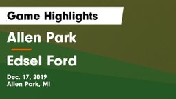Allen Park  vs Edsel Ford  Game Highlights - Dec. 17, 2019