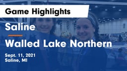 Saline  vs Walled Lake Northern Game Highlights - Sept. 11, 2021