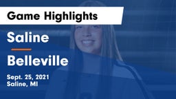 Saline  vs Belleville  Game Highlights - Sept. 25, 2021