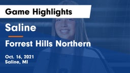 Saline  vs Forrest Hills Northern Game Highlights - Oct. 16, 2021