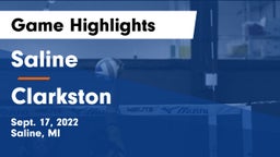 Saline  vs Clarkston  Game Highlights - Sept. 17, 2022