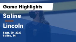 Saline  vs Lincoln  Game Highlights - Sept. 20, 2022