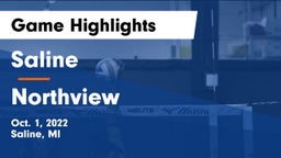 Saline  vs Northview Game Highlights - Oct. 1, 2022