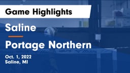 Saline  vs Portage Northern Game Highlights - Oct. 1, 2022