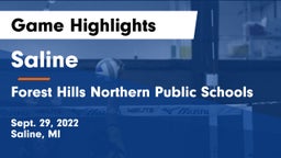 Saline  vs Forest Hills Northern Public Schools Game Highlights - Sept. 29, 2022