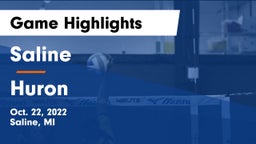 Saline  vs Huron  Game Highlights - Oct. 22, 2022