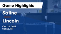 Saline  vs Lincoln  Game Highlights - Oct. 22, 2022