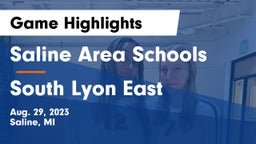 Saline Area Schools vs South Lyon East  Game Highlights - Aug. 29, 2023