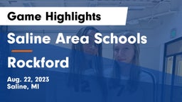Saline Area Schools vs Rockford  Game Highlights - Aug. 22, 2023