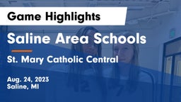 Saline Area Schools vs St. Mary Catholic Central  Game Highlights - Aug. 24, 2023