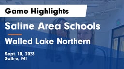 Saline Area Schools vs Walled Lake Northern  Game Highlights - Sept. 10, 2023
