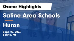 Saline Area Schools vs Huron  Game Highlights - Sept. 29, 2023