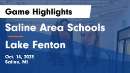Saline Area Schools vs Lake Fenton  Game Highlights - Oct. 14, 2023