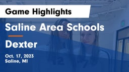 Saline Area Schools vs Dexter  Game Highlights - Oct. 17, 2023