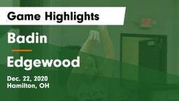 Badin  vs Edgewood  Game Highlights - Dec. 22, 2020