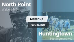 Matchup: North Point High vs. Huntingtown  2016