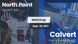 Matchup: North Point High vs. Calvert  2017
